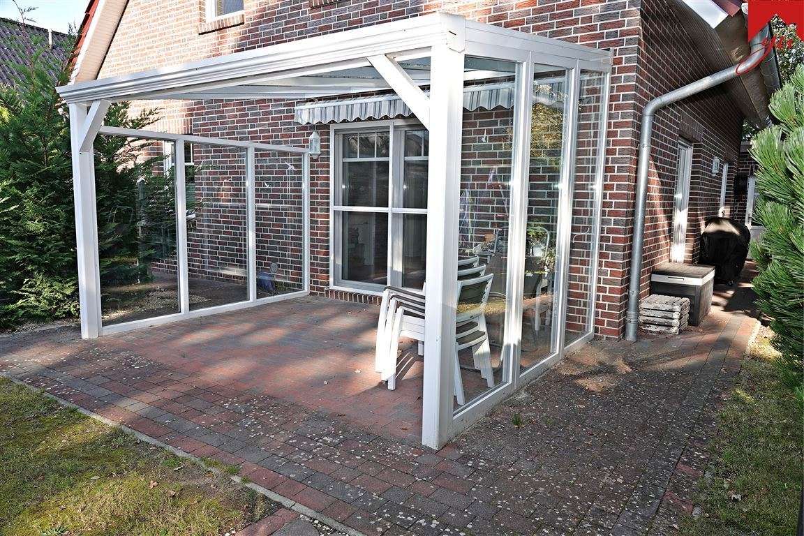 überdachte Terrasse mit Südausrichtigung