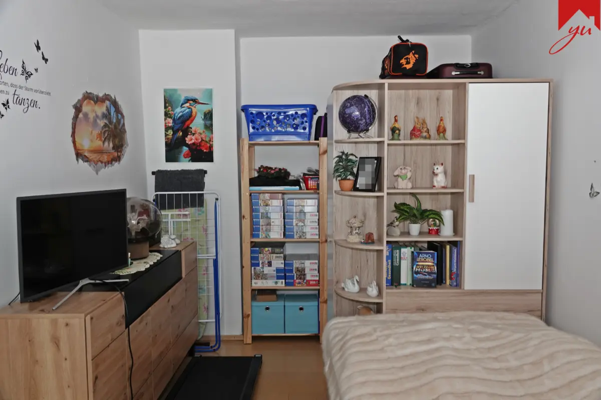 Schlafzimmer in der Einliegerwohnung