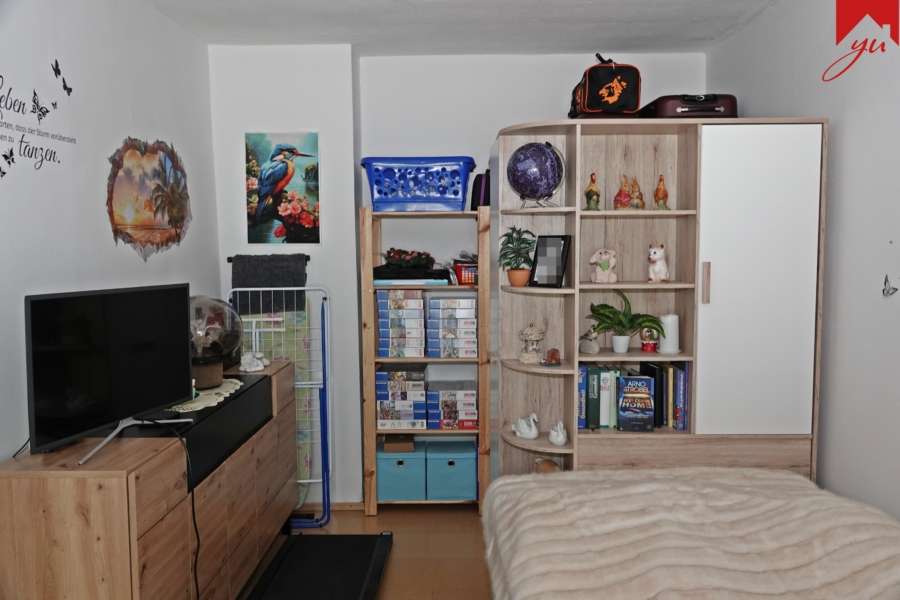 Schlafzimmer in der Einliegerwohnung