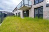 Terrasse und Garten - Schicke Erdgeschosswohnung mit durchdachter Raumaufteilung im Neubaugebiet von Oldenburg- Eversten.