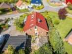 Drohnenaufnahme Garten und Hinterhaus - Ein Haus der vielen Möglichkeiten im Ortskern von Westerholt