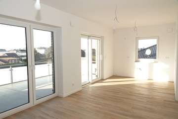 Neubau- Erstbezug! Helle Dachgeschosswohnung mit großem Balkon in Wiesmoor!, 26639 Wiesmoor, Dachgeschosswohnung