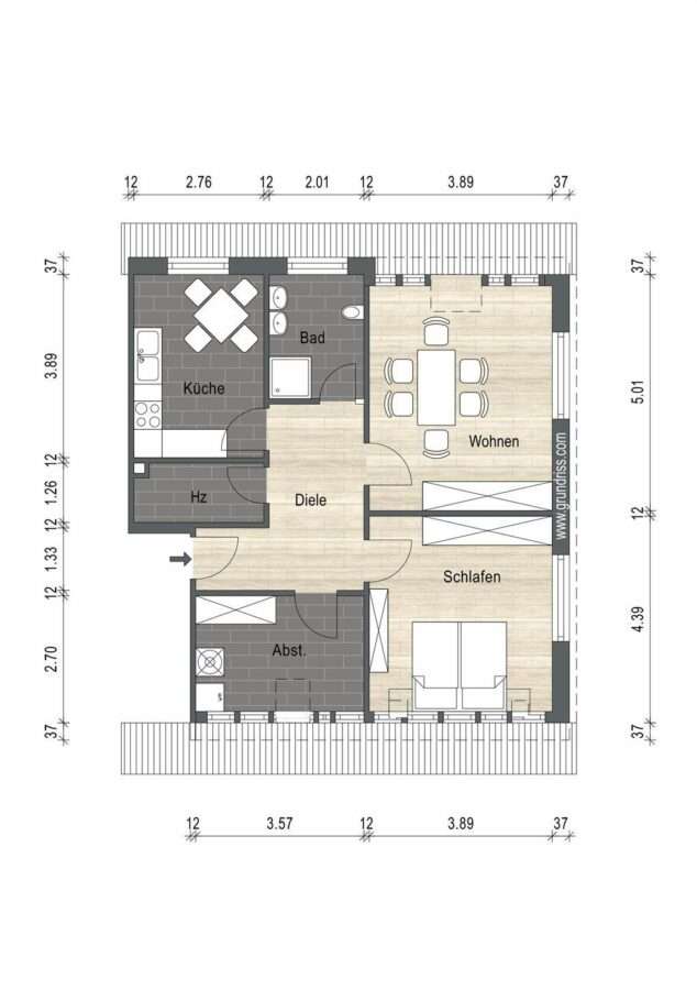Grundriss  OG rechts