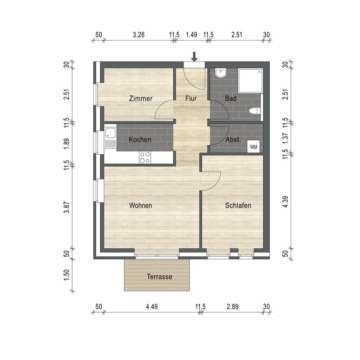 Neue Erdgeschosswohnung mit Terrasse in zentraler Lage von Schortens!, 26419 Schortens, Erdgeschosswohnung